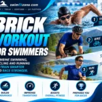 Brick workout for swimmers with swim bike run.